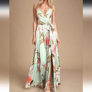 COPY - LuLus Floral Gown